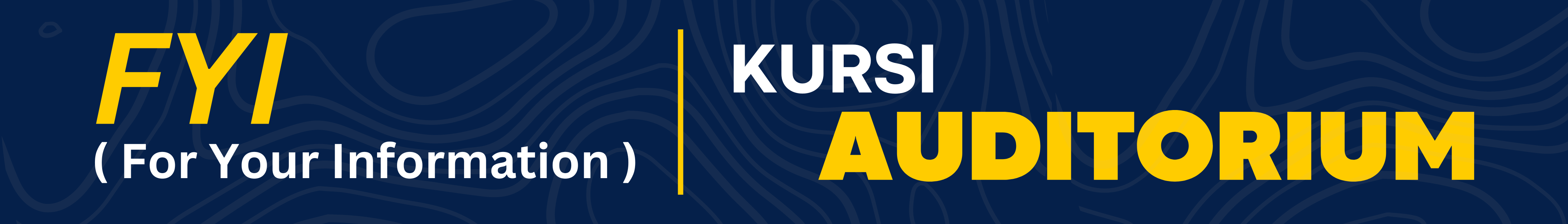 banner kursi auditorium