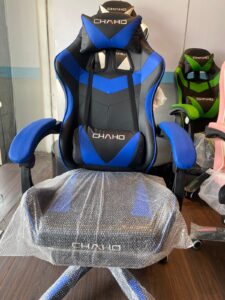 kursi gaming chair biru inverio