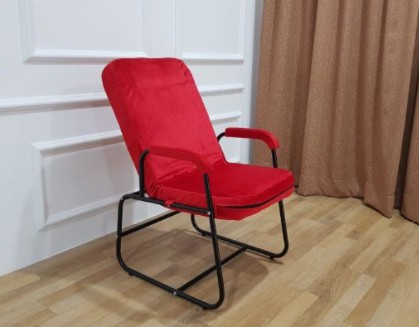 Kursi Lesehan LS 05 kaki Besi Merah