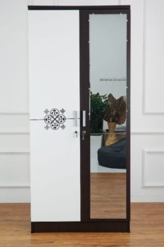 Lemari Pakaian LP G 814 PUTIH - B RED (BODY)