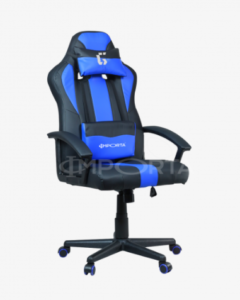 kursi gaming biru