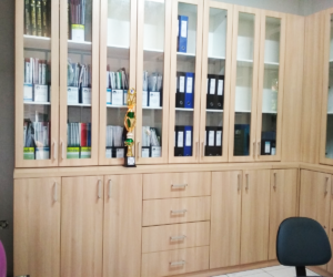 lemari arsip paricle board