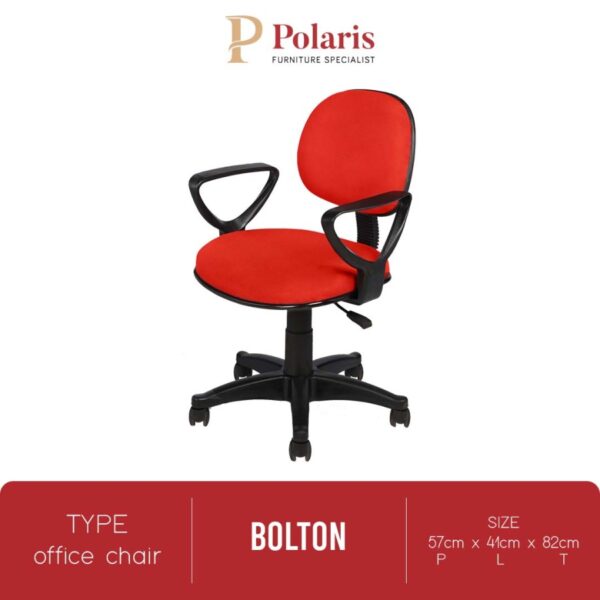 Kursi Kantor Polararis Bolton C-303 Merah