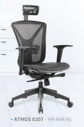 KURSI KANTOR JAKARTA INVERIO ATMOS 8207 HR AAR NL