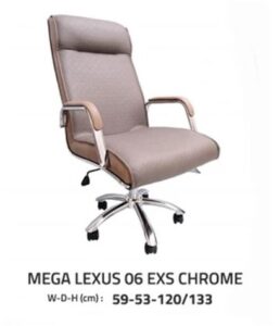 KURSI KANTOR MEGA LEXUS 06 EXS CHROME