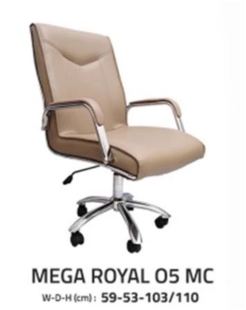 KURSI KANTOR MEGA ROYAL 04 H CHROME