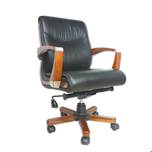 KURSI KANTOR CHAIRMAN EC 1000 LC (BLACK LEATHER)