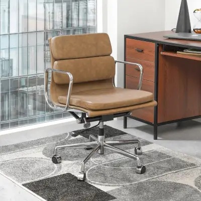 Informa Executive Kursi Kantor Sandaran Rendah - Cokelat