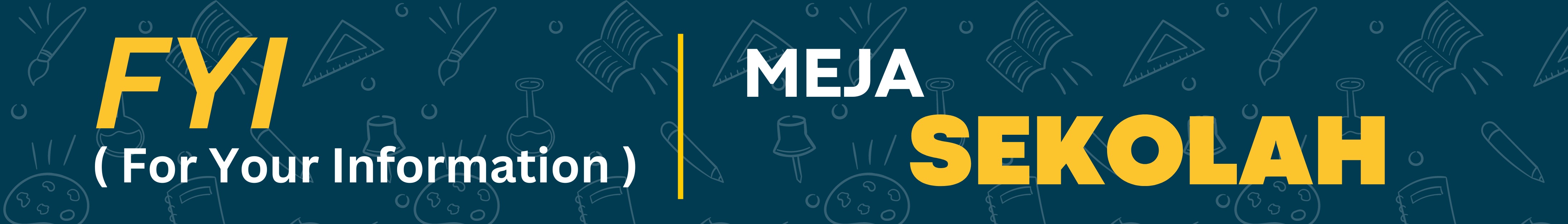 MEJA SEKOLAH
