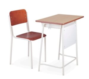 Set Meja Dan Kursi Sekolah Chitose Echool JP