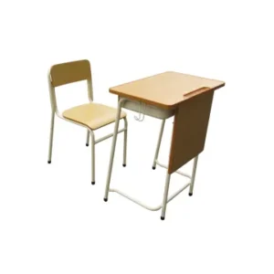 Set Meja Dan Kursi Sekolah Informa Poly Cokelat