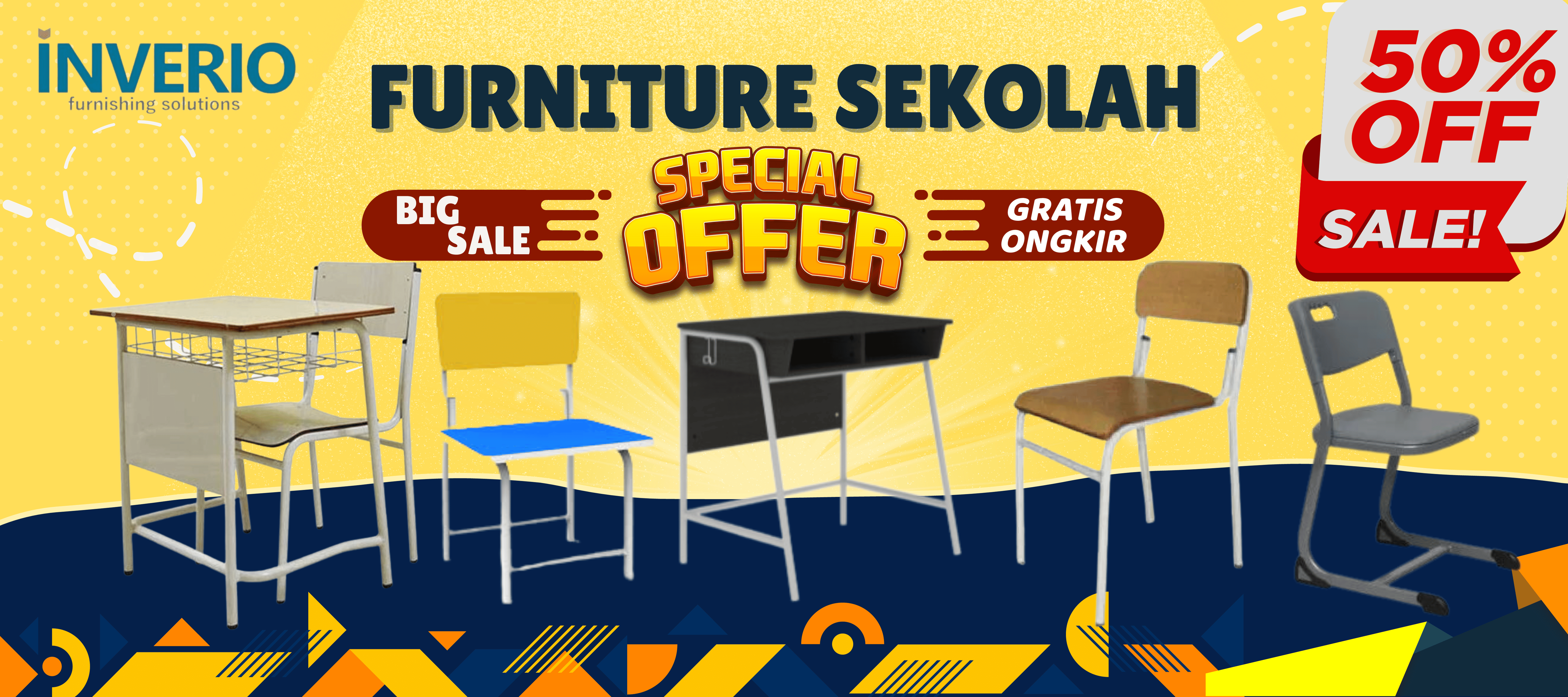 banner furniture sekolah