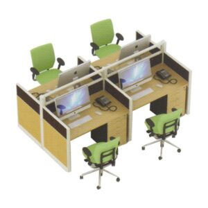 Meja Partisi Uno 4 Persom