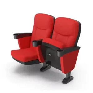 Custom Kursi Auditorium 2 Set Merah