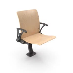 Custom Kursi Auditorium Light Wood