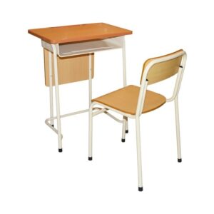 Meja kursi sekolah poly set beech