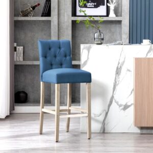 Orson Sky Blue Bar Stool