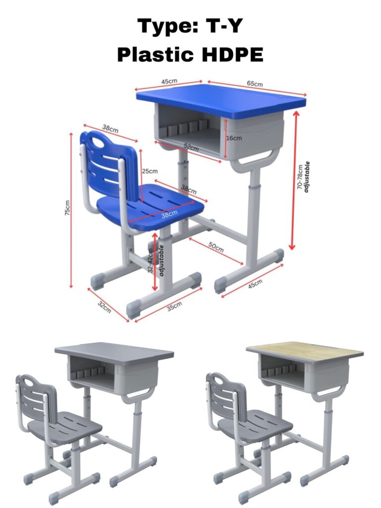 kursi meja sekolah T-Y plastic