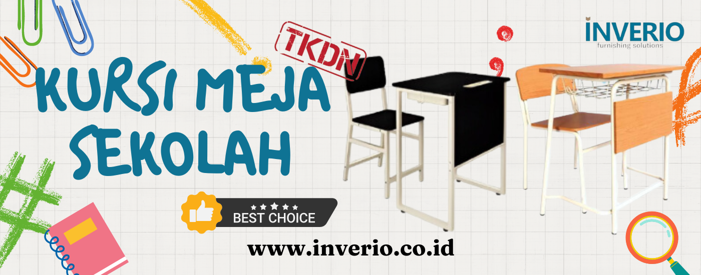 Kursi Meja Sekolah Inverio TKDN