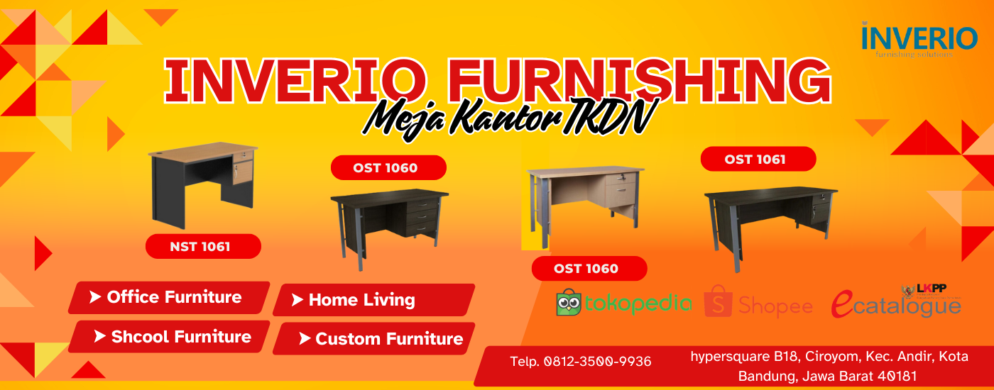 Meja Kantor TKDN Banner depan