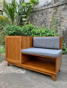 furniture minimalis dengan bentuk sederhana