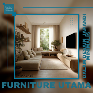 Furniture Utama dalam Desain Japandi Minimalis
