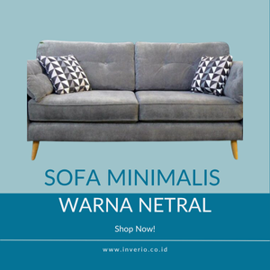 Sofa Retro 2 Seat Minimalis custom Inverio