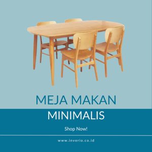 Yuta Set Meja Makan 4 Kursi
