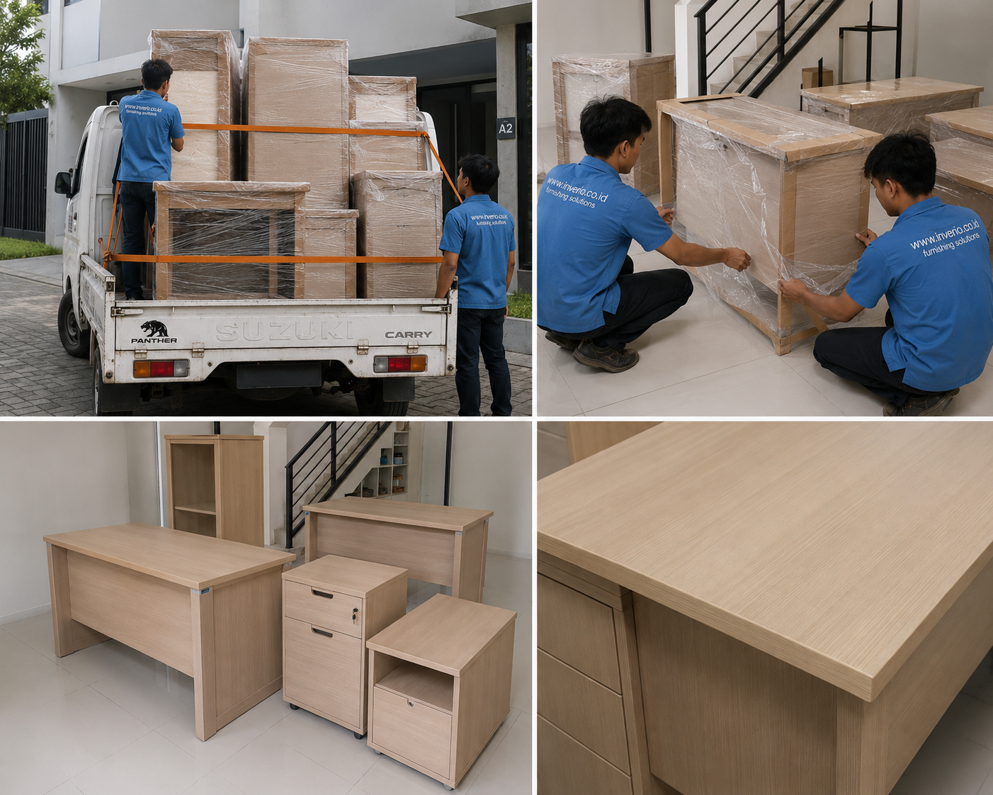 Furniture delivery and installation process
