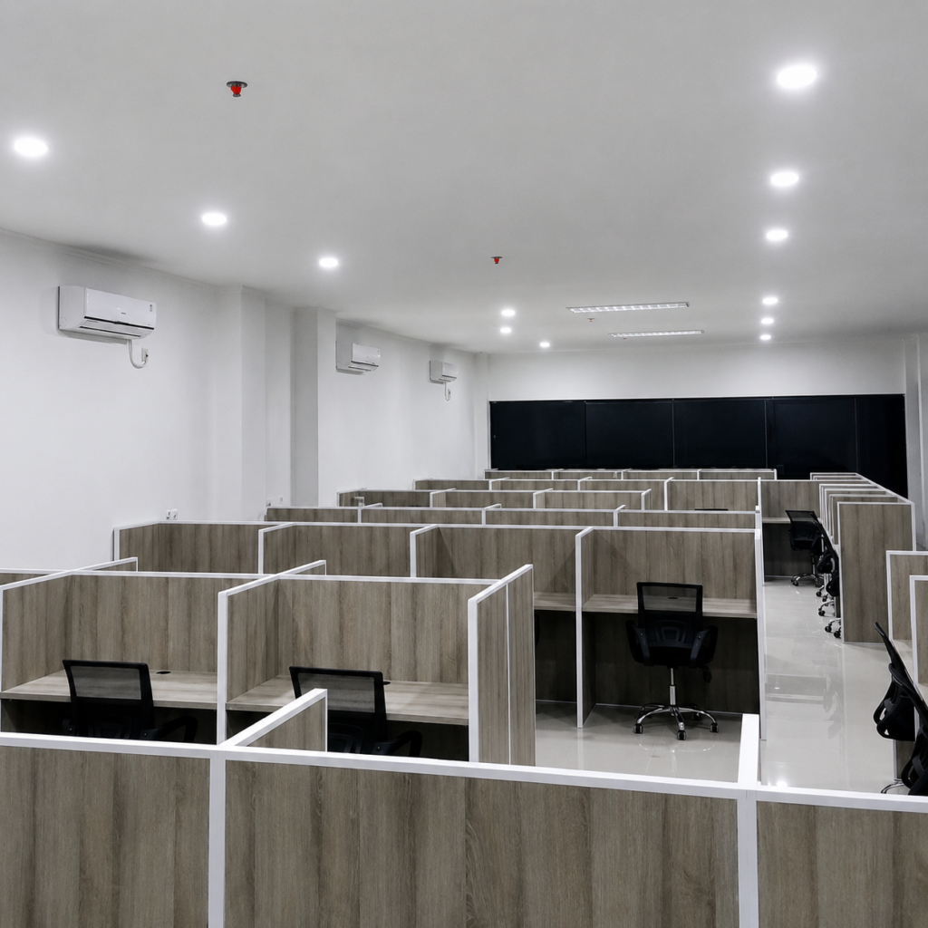 meja kubikal custom kantor