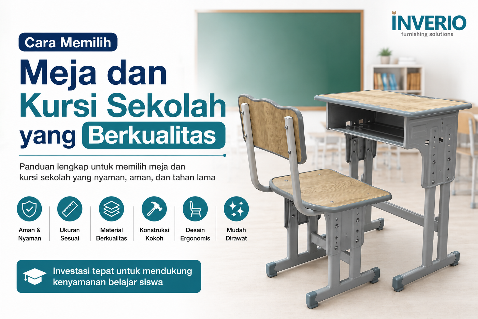 Panduan Memilih Meja Kursi Sekolah Berkualitas
